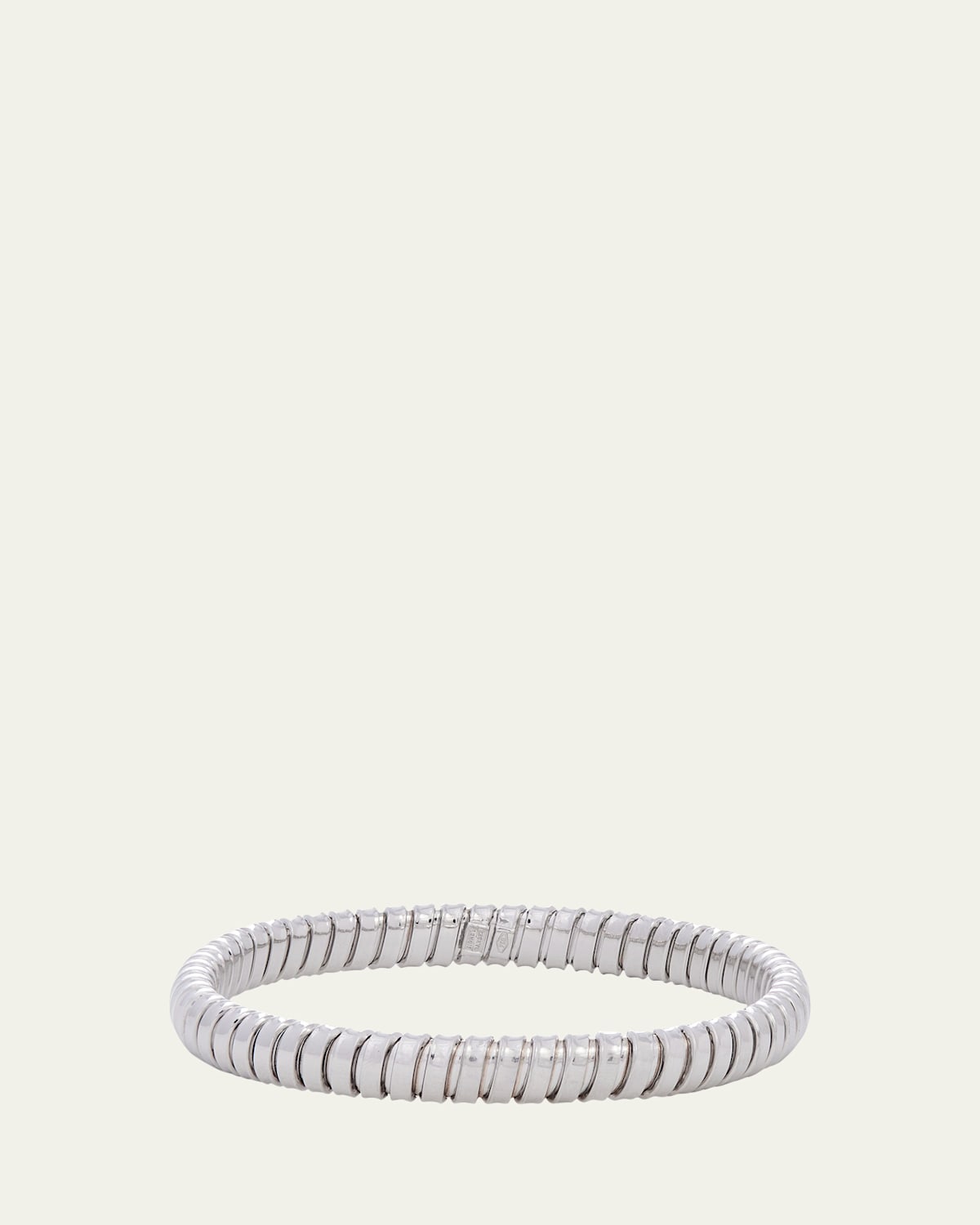 Men's 18K White Gold 75th Anniversary Rolling Bracelet, 5mm