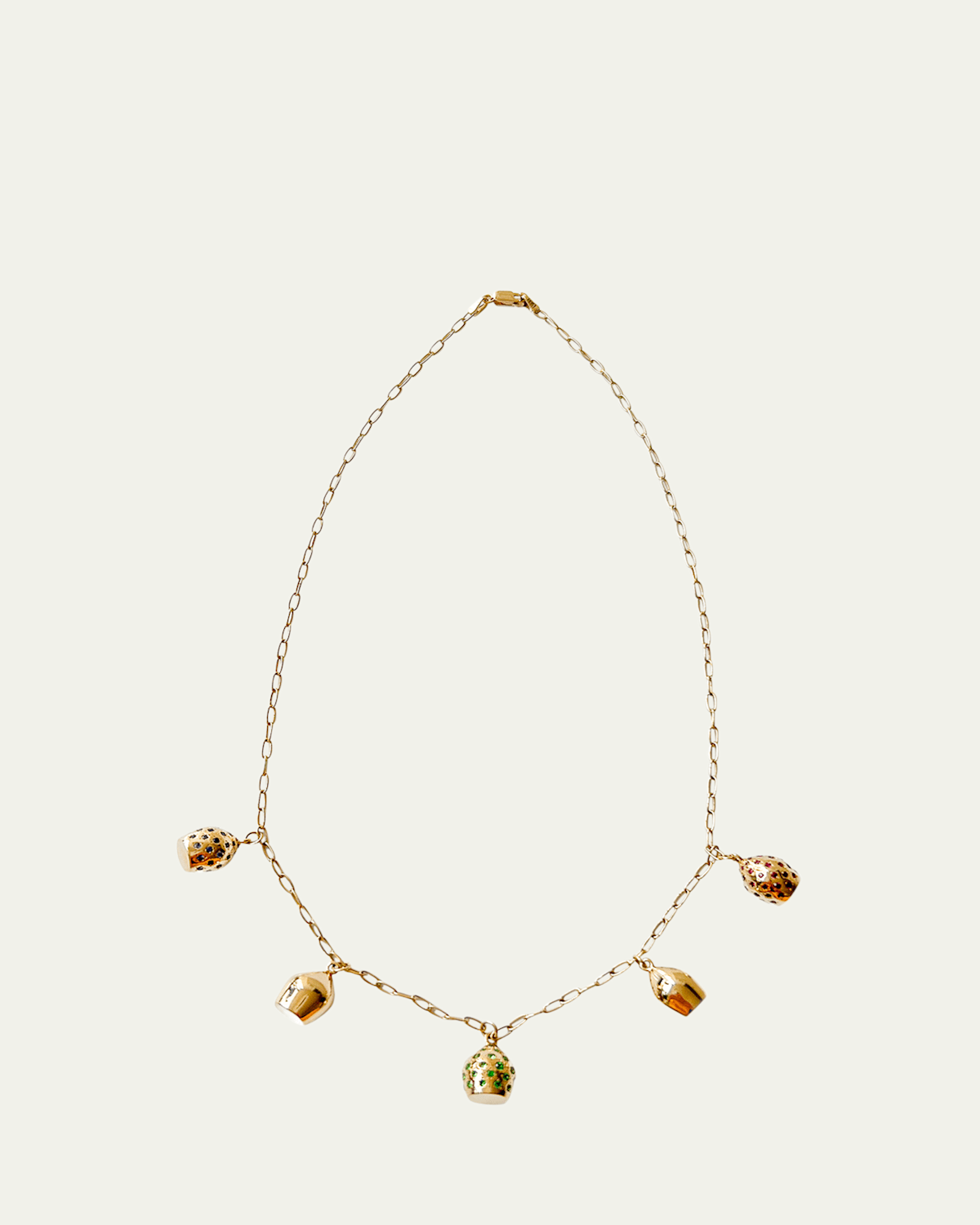 Wild Child Chain Necklace in Yellow Gold