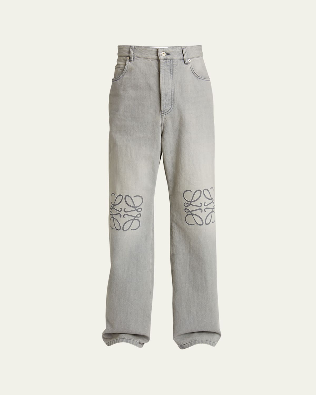 Men's Anagram Straight-Leg Jeans