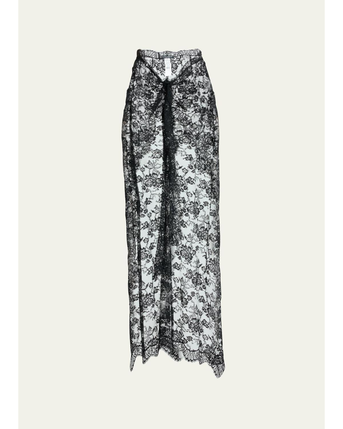 Chantilly Lace Scallop Maxi