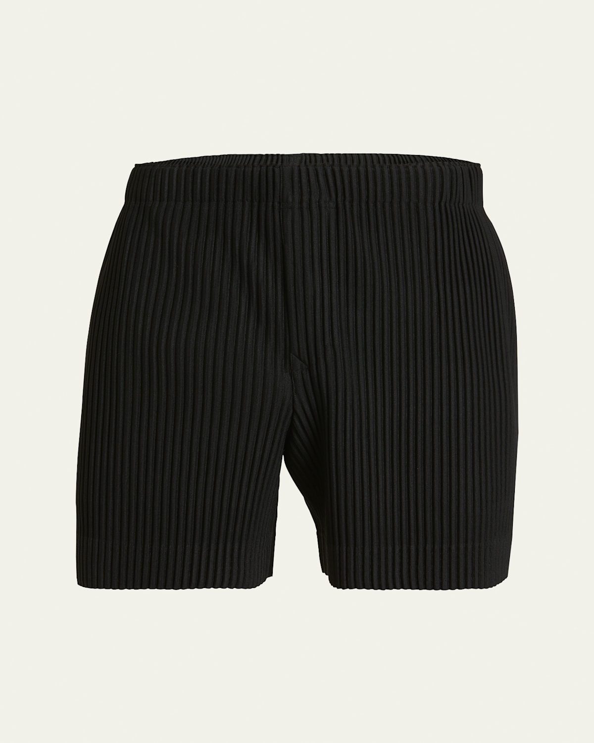 Men's Pleated Pull-On Shorts