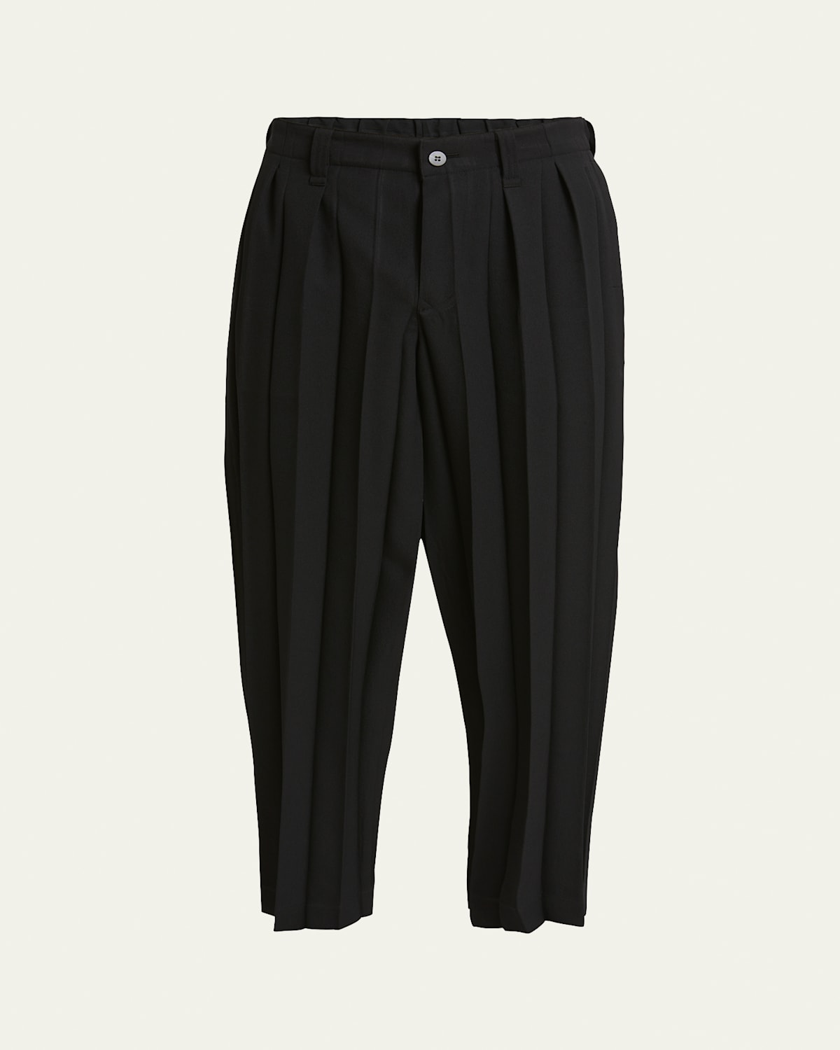 ISSEY MIYAKE MEN'S ACCORDION PLEAT TROUSERS 