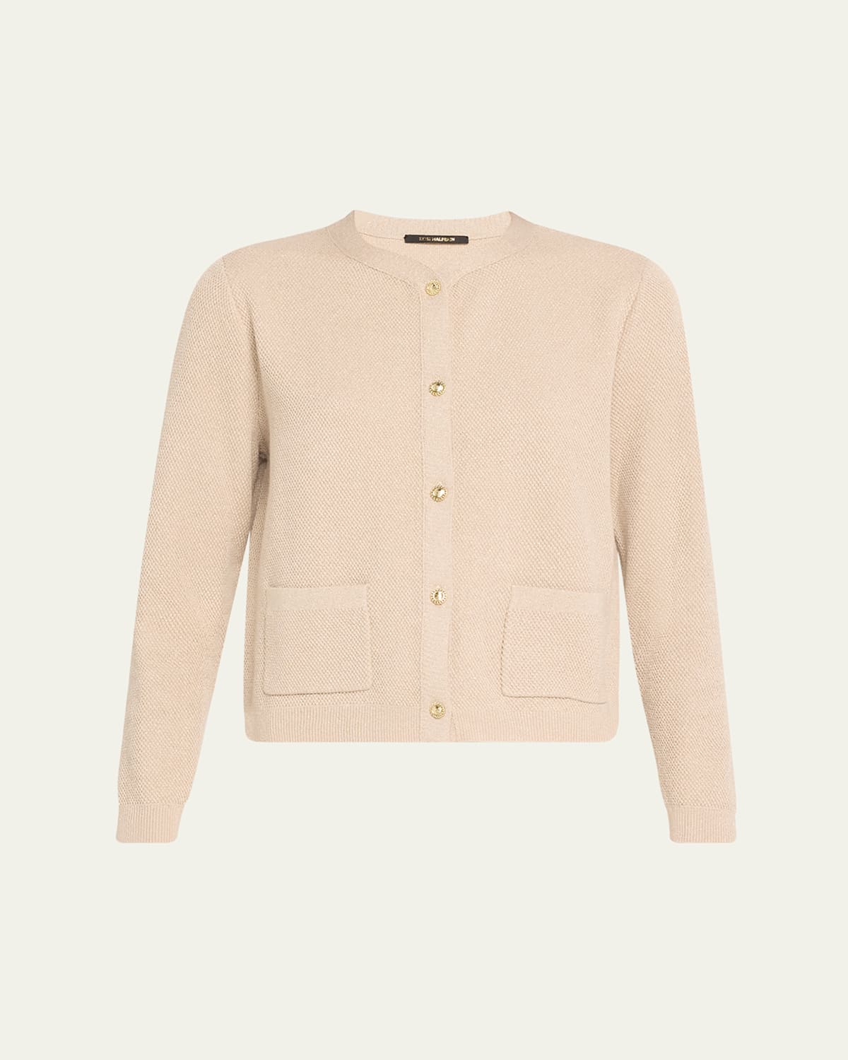 Kobi Halperin Meri Shimmer Button Down Sweater Smart Closet