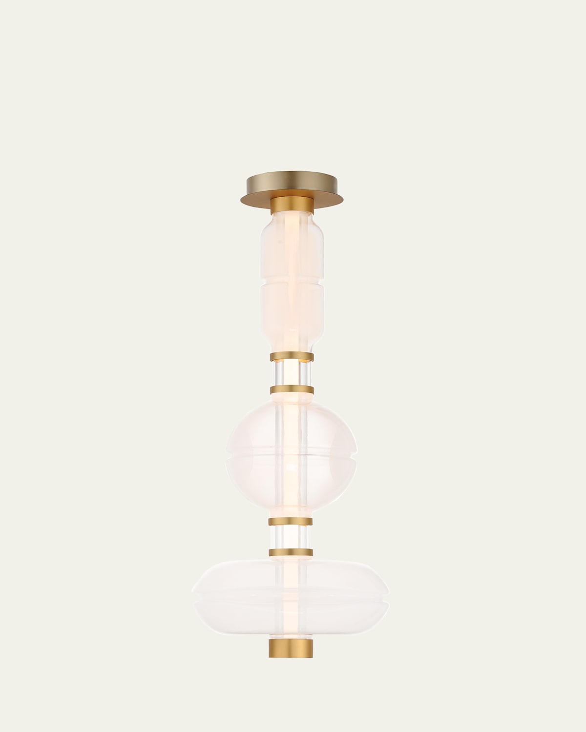 Gusto 34" LED Semi-Flush Mount