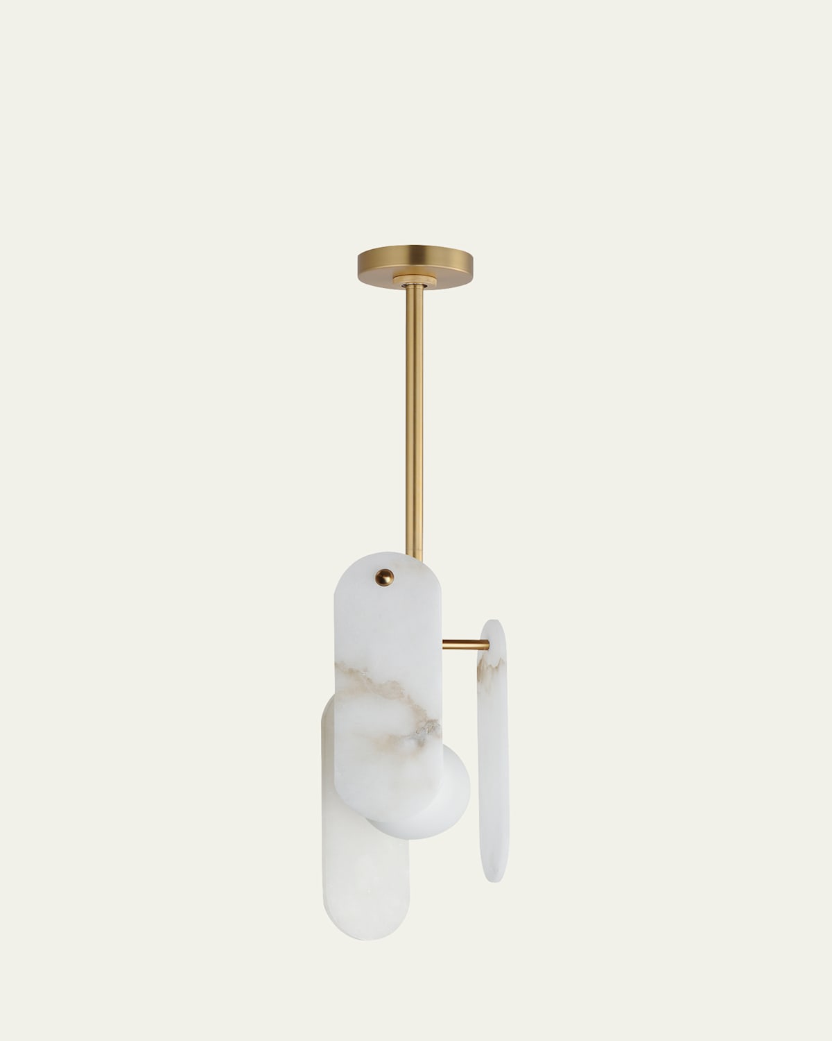 Megalith Stone 17" Pendant, Alabaster