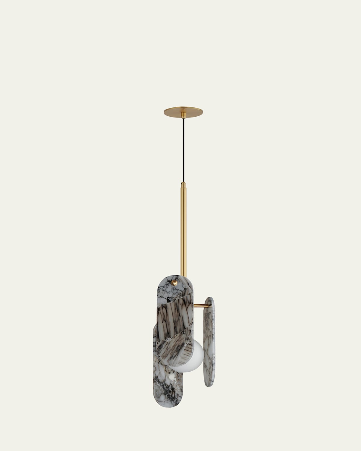 Megalith Stone Striae Arya 30" Pendant
