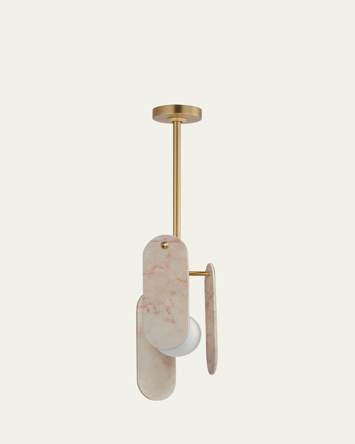 Megalith Stone Rose Jade 17" Pendant