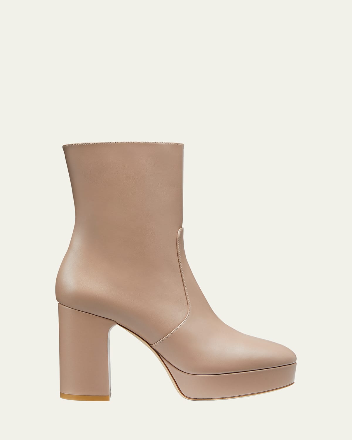 Stuart Weitzman Dayna Platform Bootie In Fawn