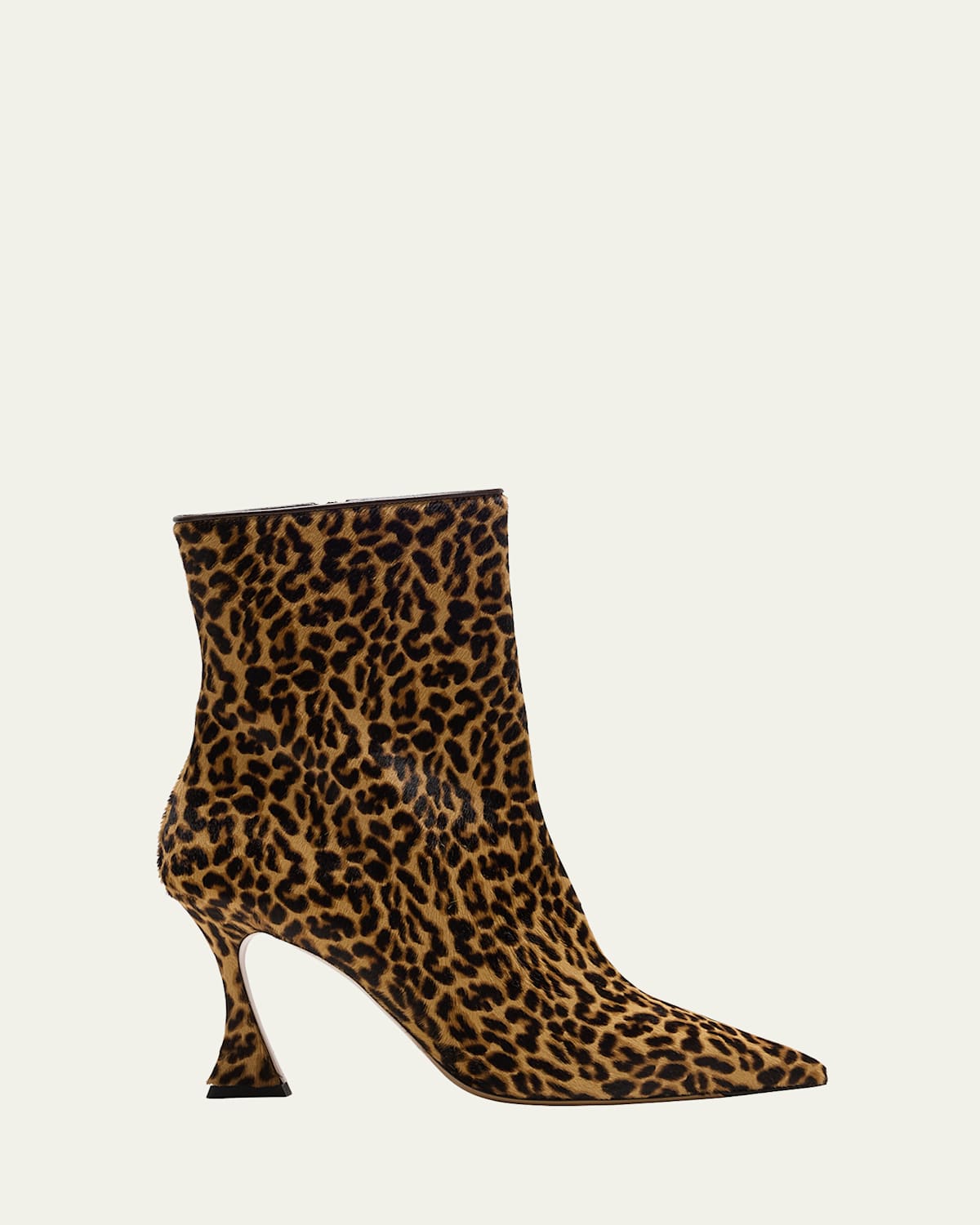 Alexandre Birman Bell Leopard Ankle Booties In Leopardtesta Di Moro