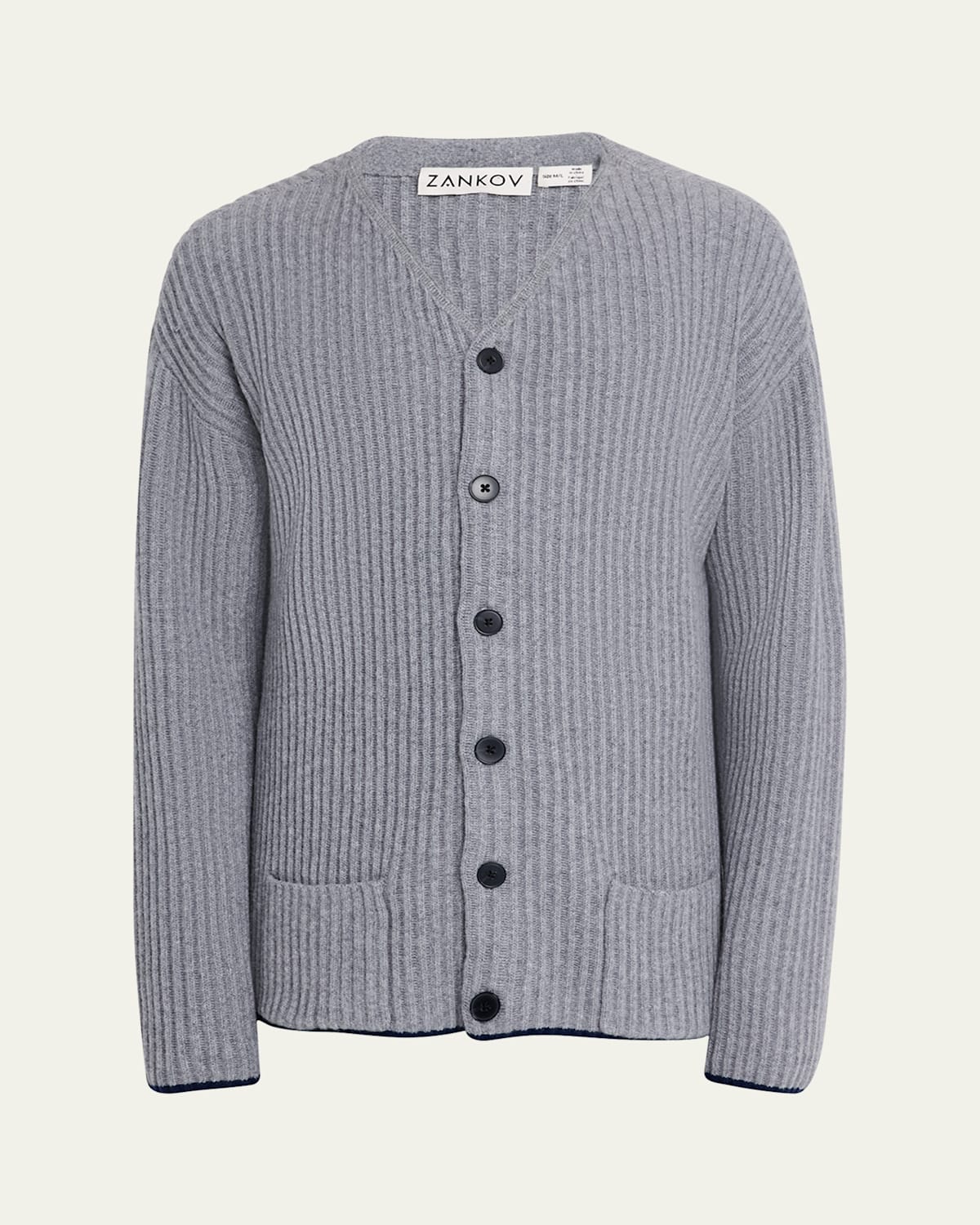 Men's Chunky Ribbed Cardigan