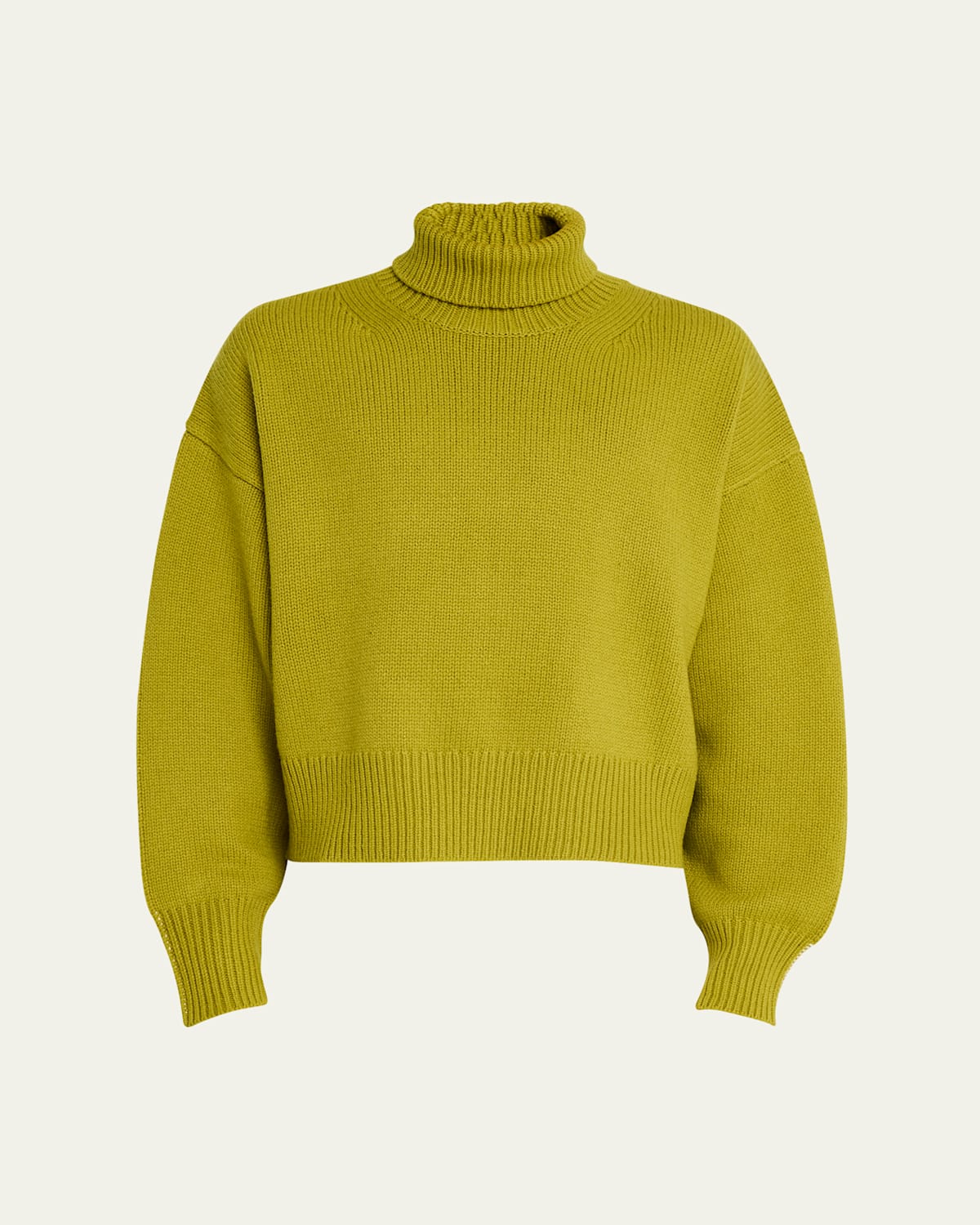 Men's Colorblock Wool Turtleneck