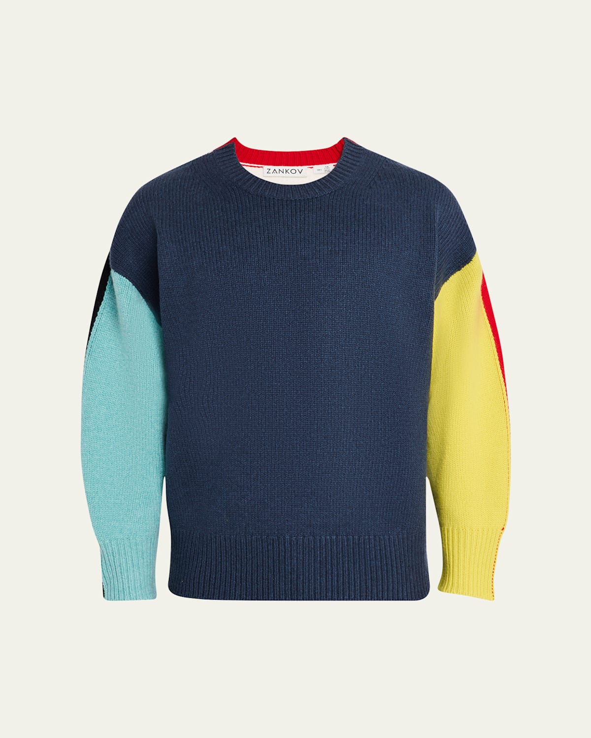 Men's Colorblock Wool Sweater