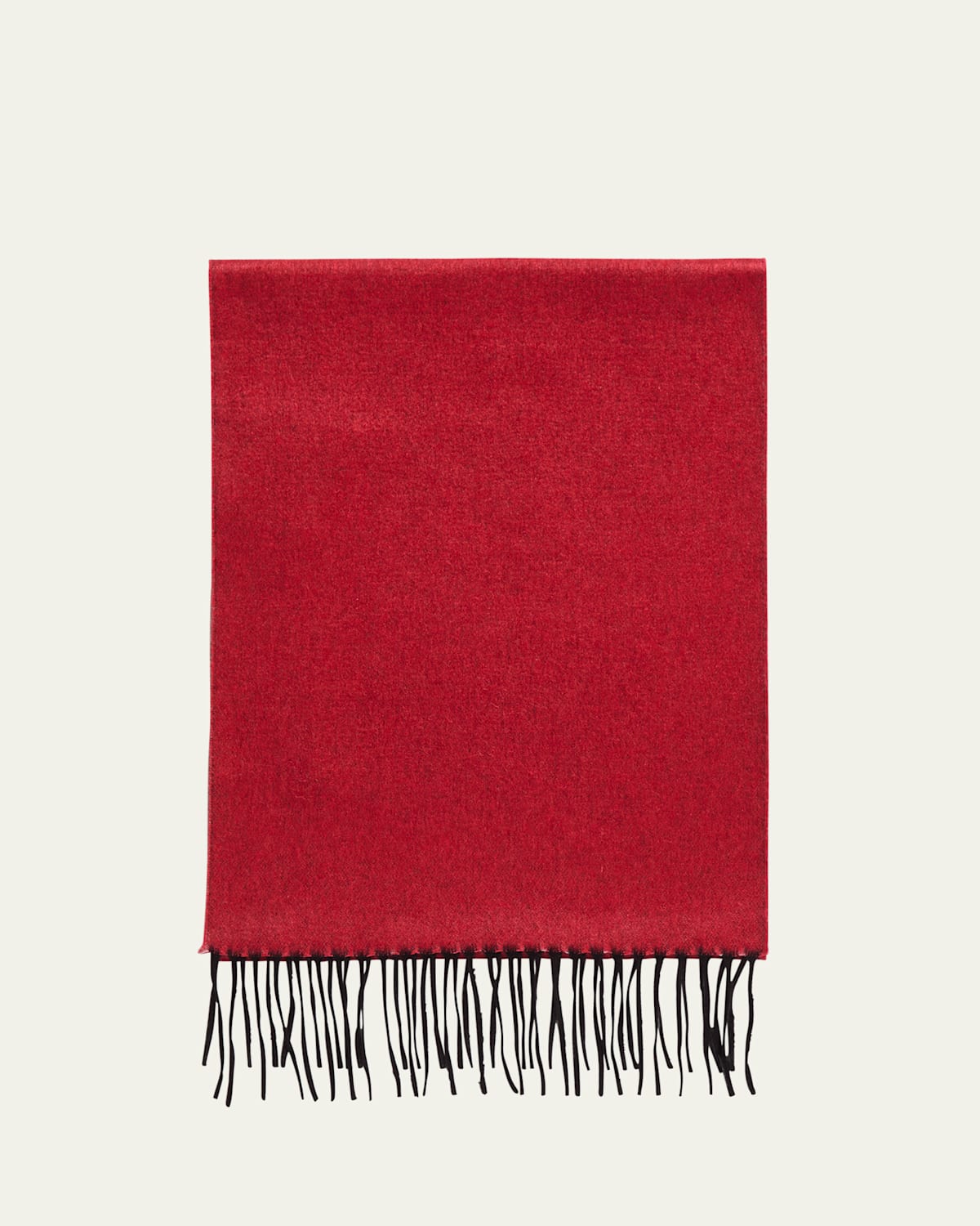 Men's Double-Faced Silk and Cashmere Scarf