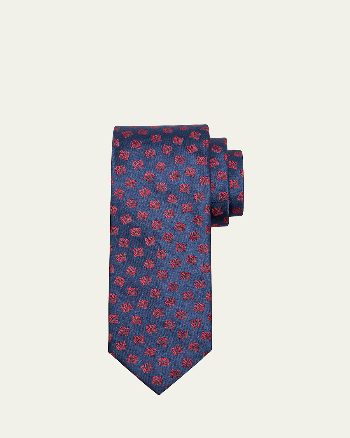 Men's Diamond Woven Silk Tie
