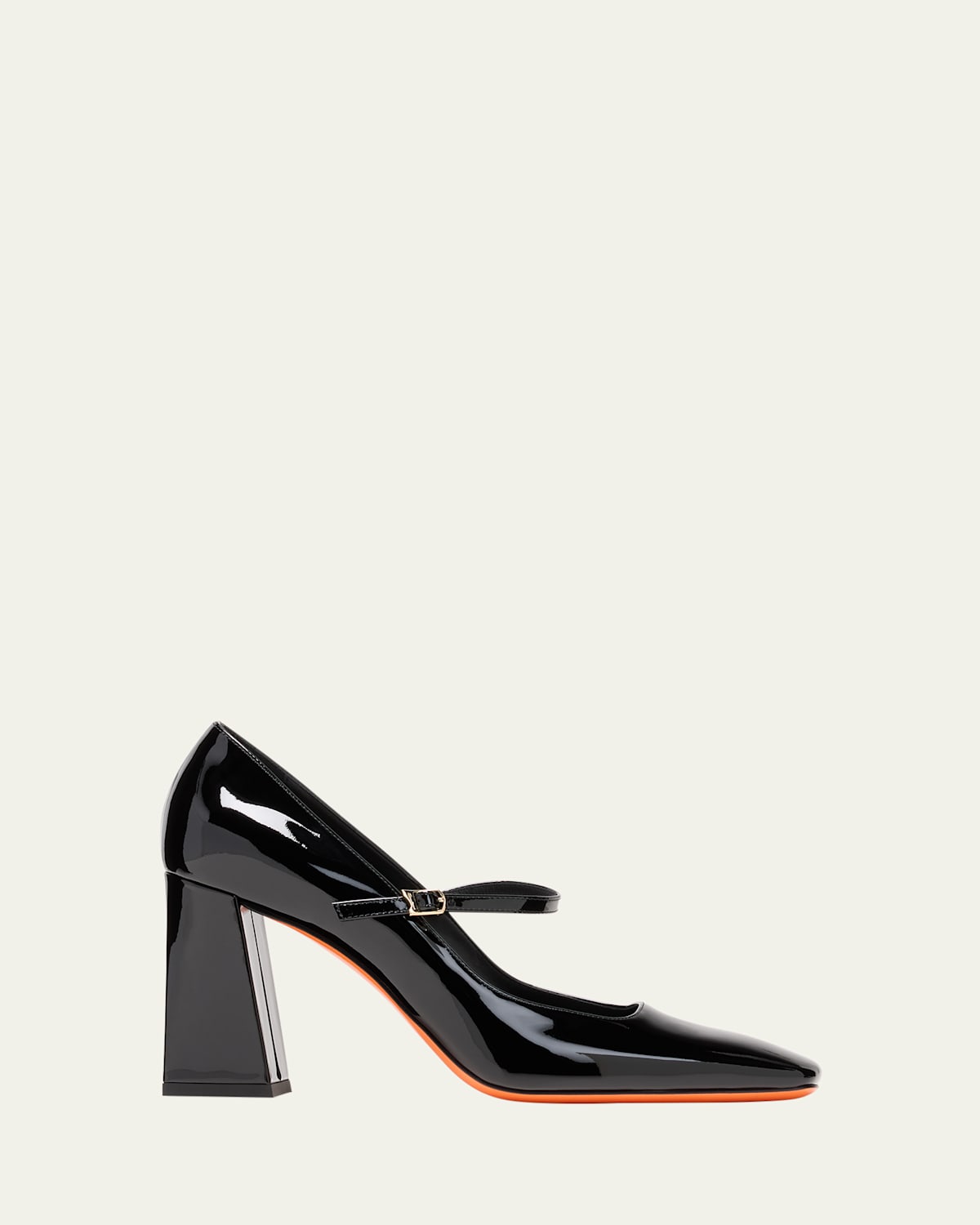 Santoni Marta Patent Mary Jane Pumps