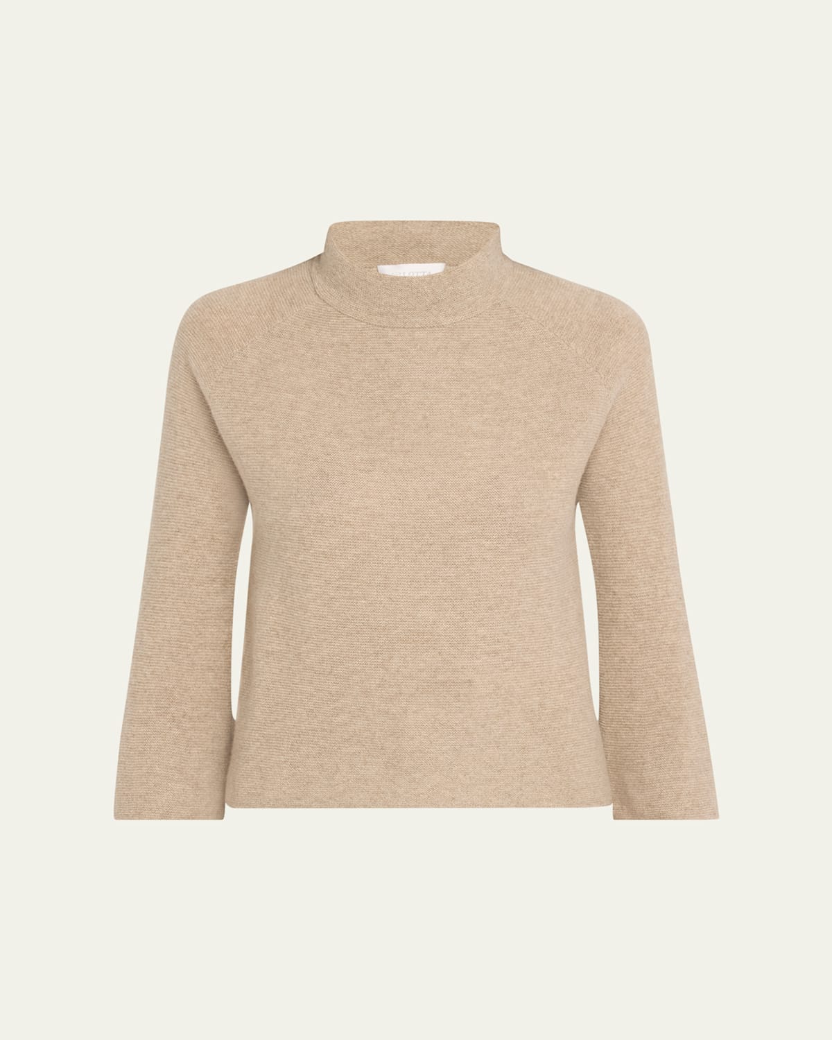 Funnel-Neck Cashmere Top