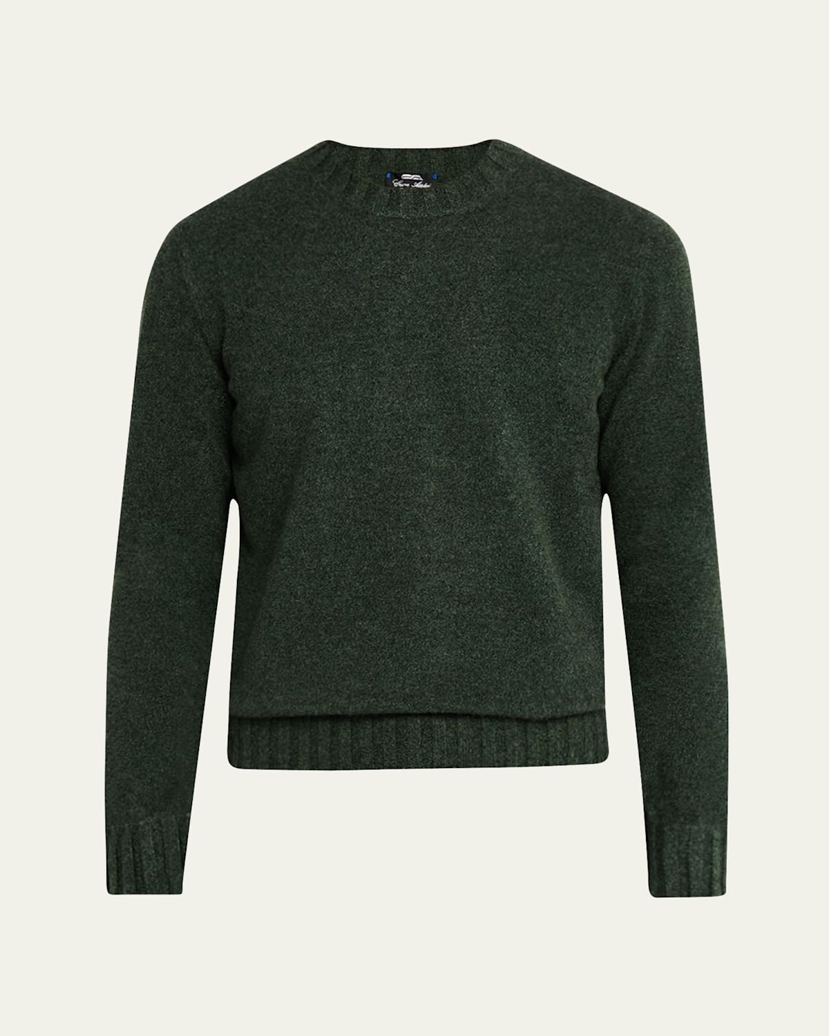 Men's Mouline Cashmere Crewneck Sweater