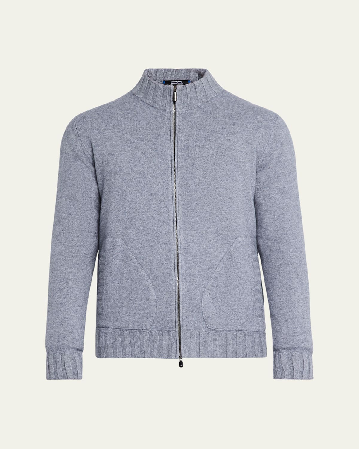 Men's Cashmere Full-Zip Sweater