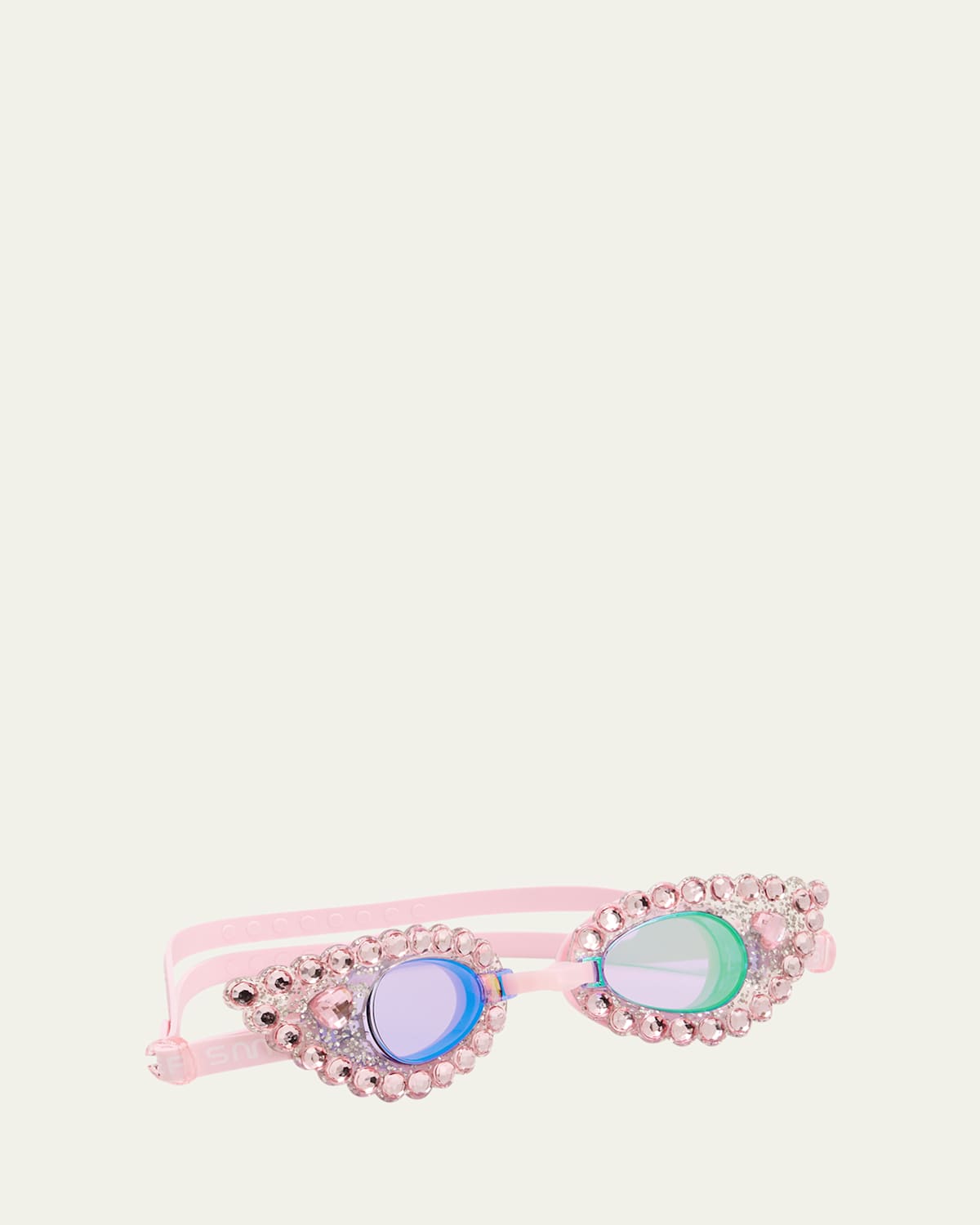 Girl's Splash Rhinestone-Trim Goggles
