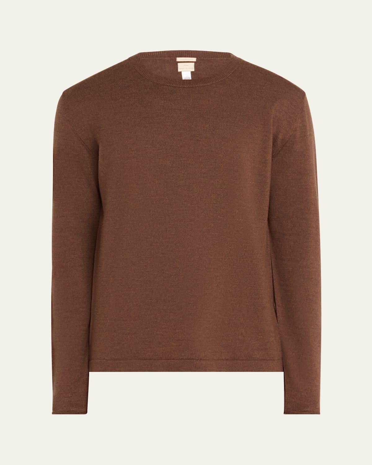 Men's Mouline Wool Crewneck Sweater