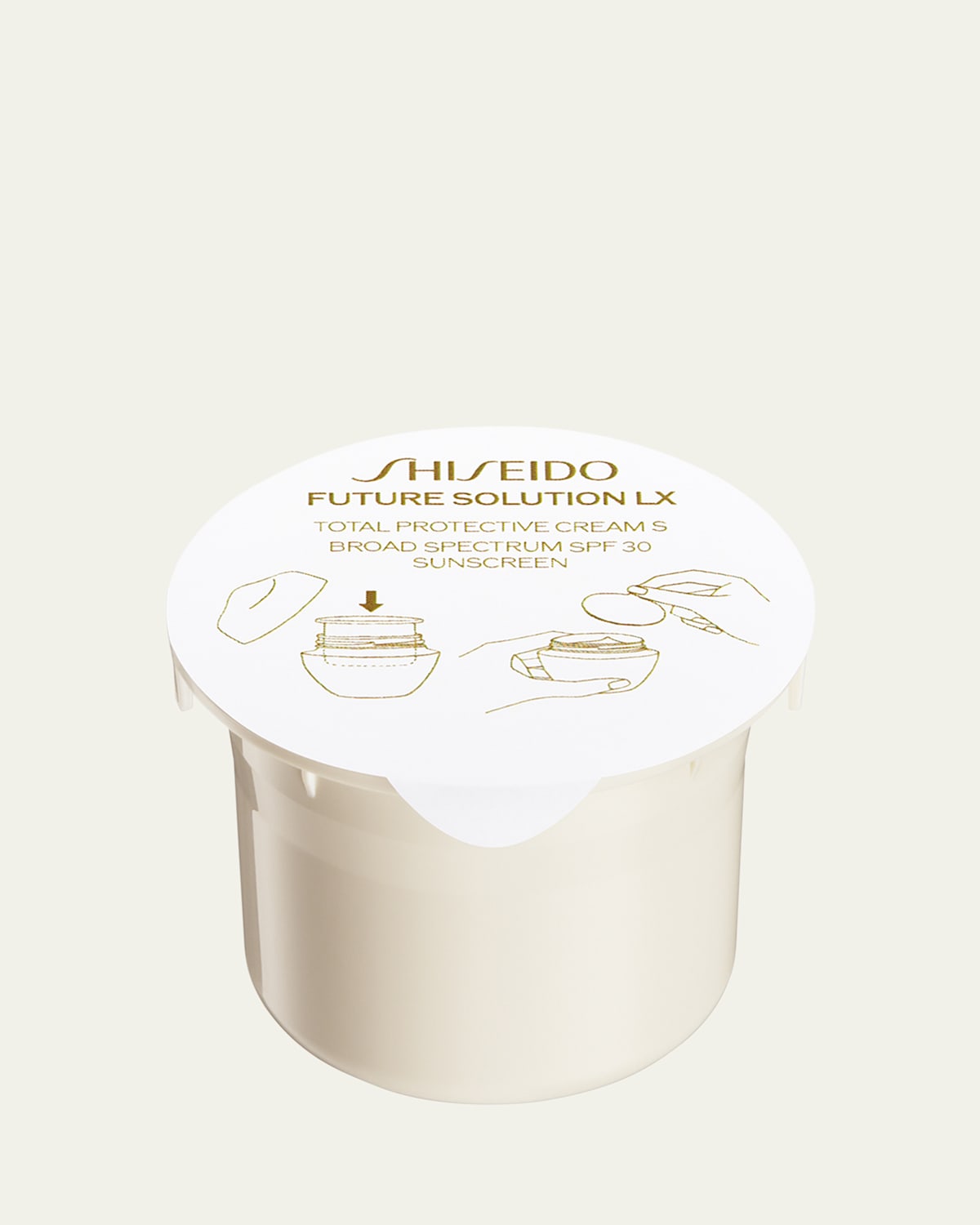Shiseido Future Solution Lx Total Protective Cream Spf 30 Refill, 1.8 Oz.