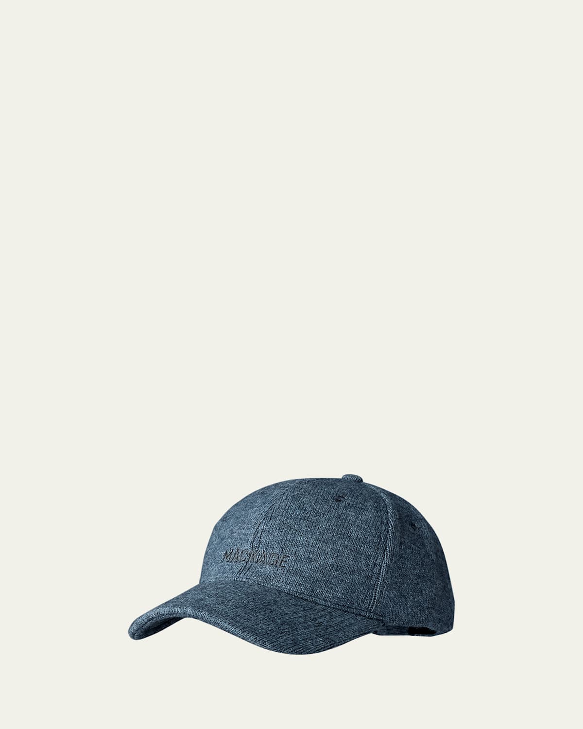 Mackage Men's Anderson Wool And Cashmere Logo Baseball Cap In Gray