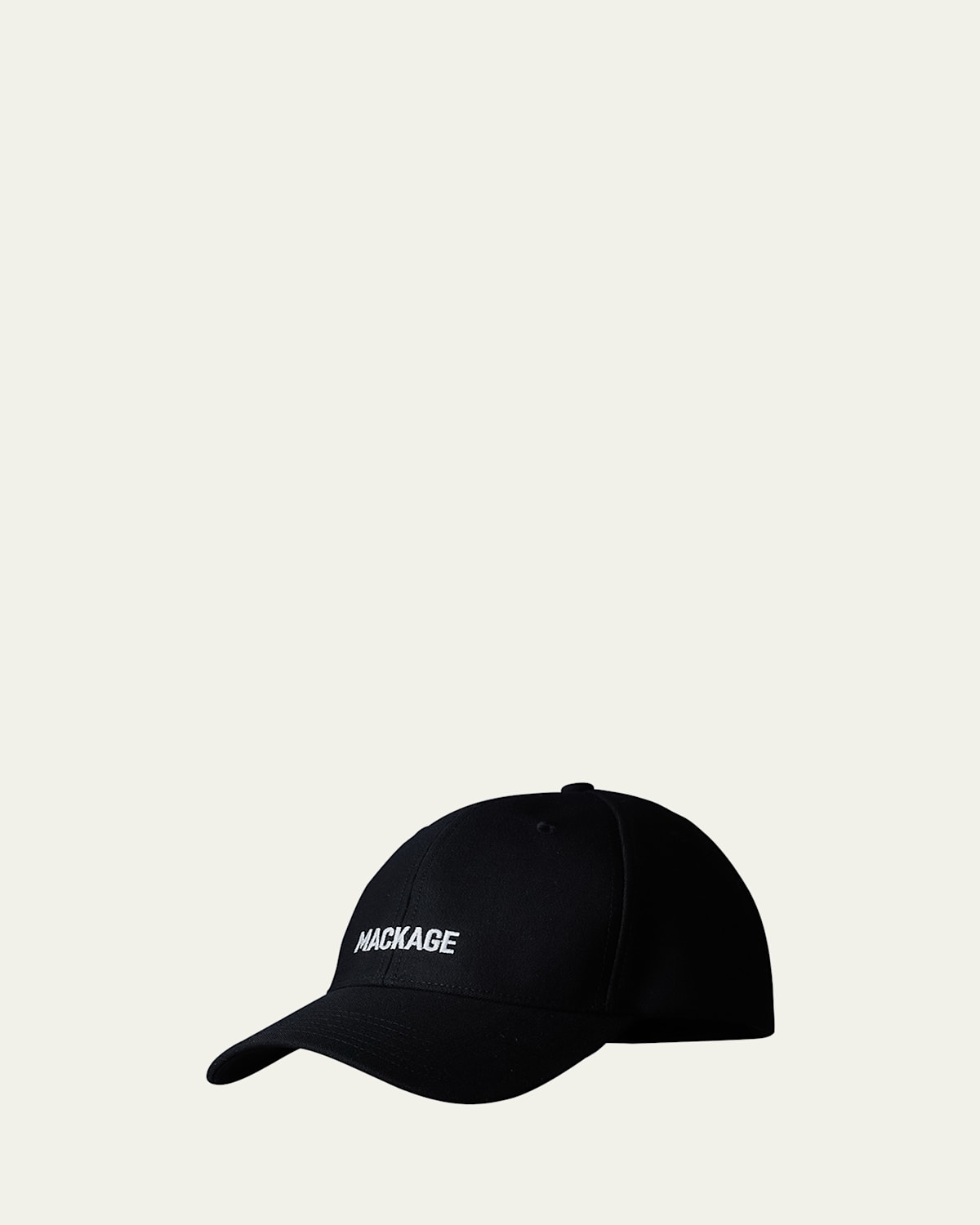 Mackage Men's Anderson-w Wool Logo Baseball Cap In Black