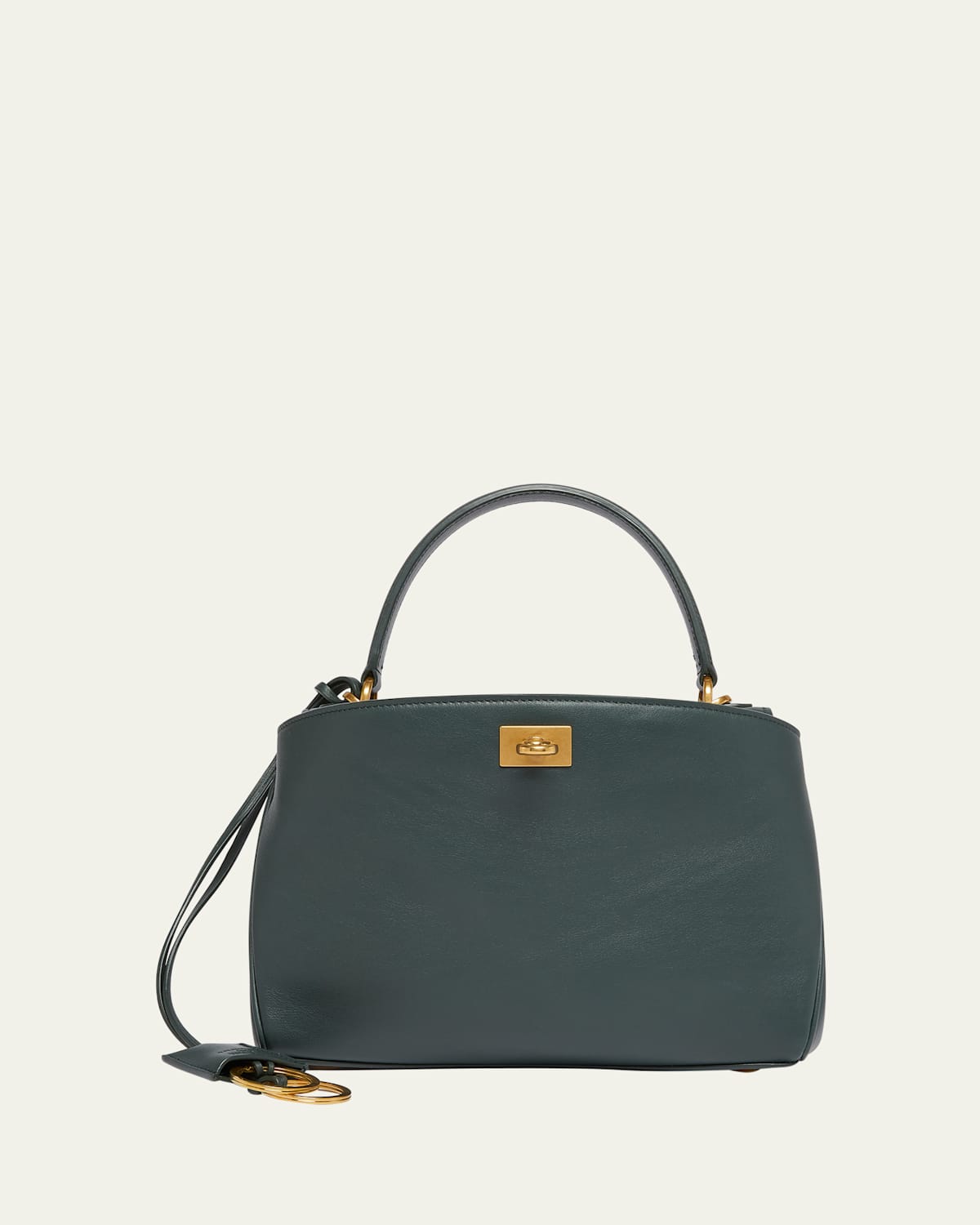 Balenciaga Rodeo Mini Leather Top-handle Bag In Pine Green