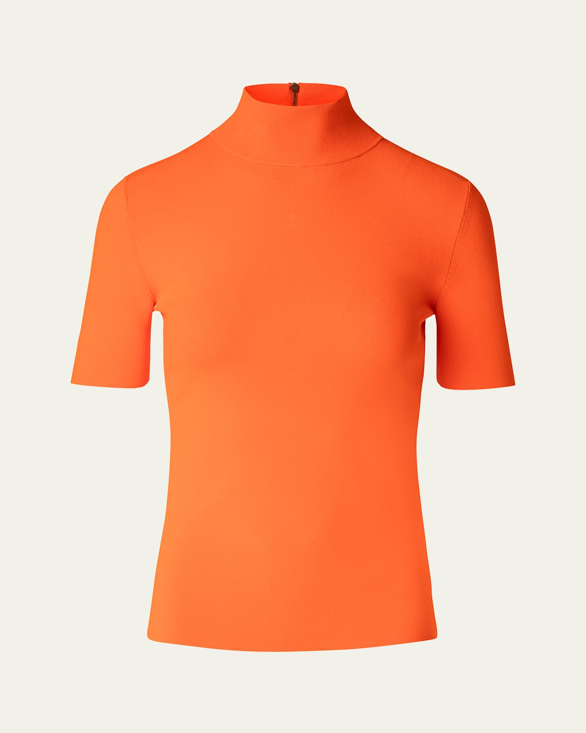Fitted Knit Viscose-Blend Sweater