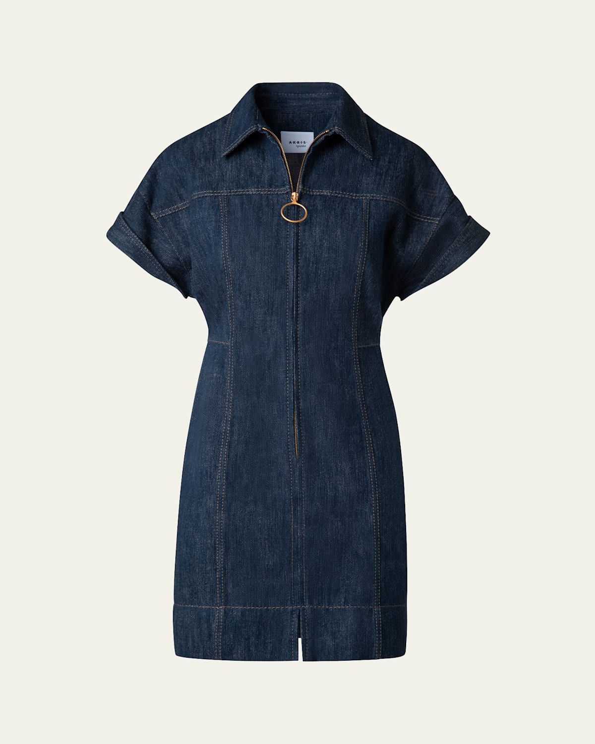 Mini Cotton Wool Denim Dress