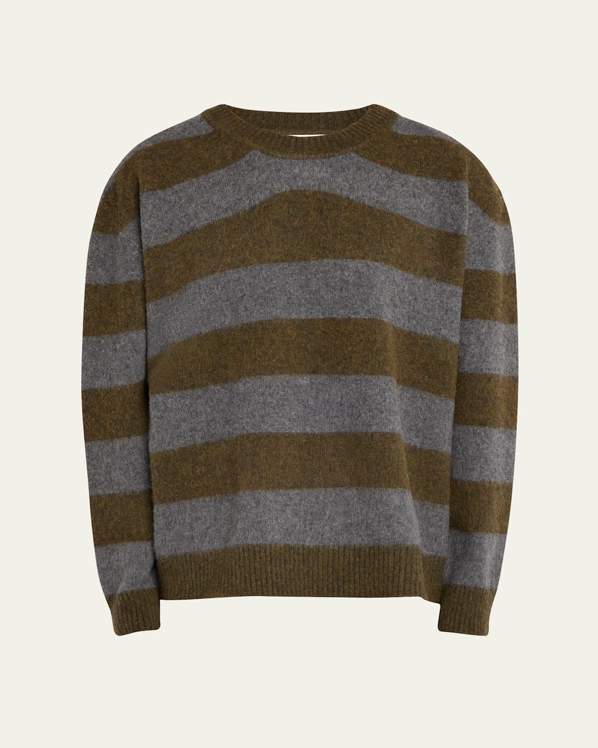 Men's Block Stripe Wool Sweater