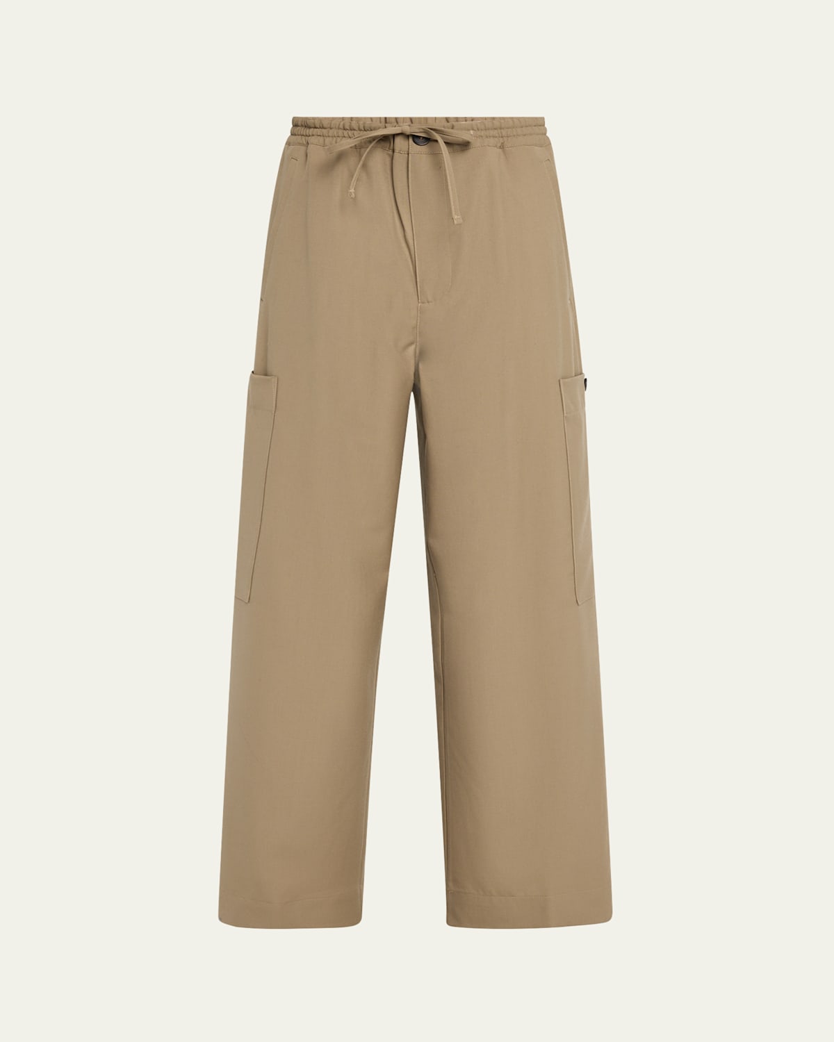 Men's Drawcord Relaxed Cargo Trousers