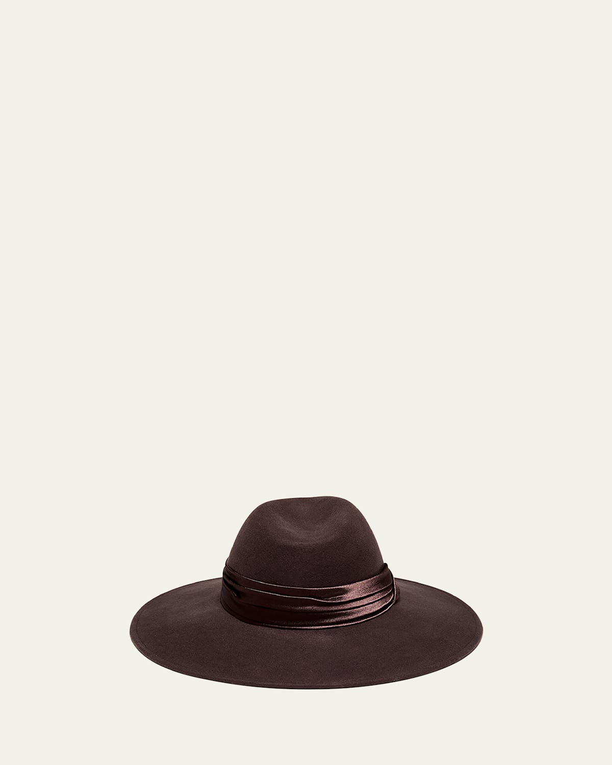 Eugenia Kim Emmanuelle Wide-brim Felt Fedora Hat In Espresso