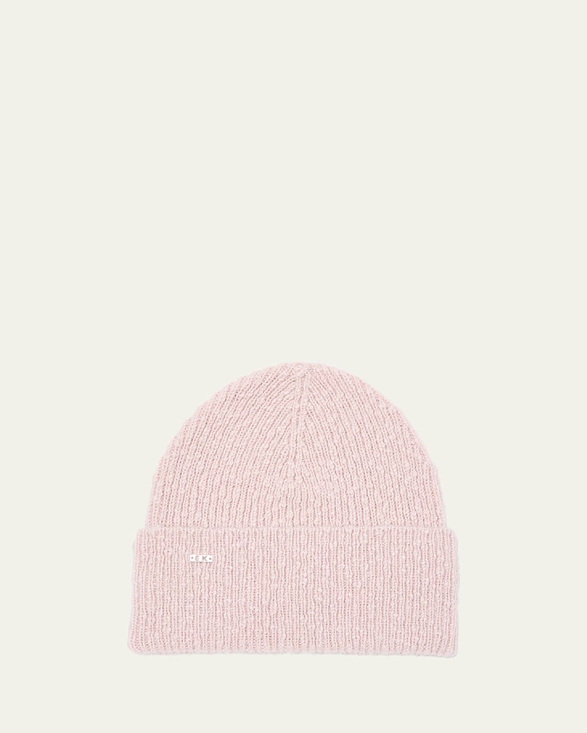 Shop Eugenia Kim Frances Ribbed Cashmere Beanie In Blush