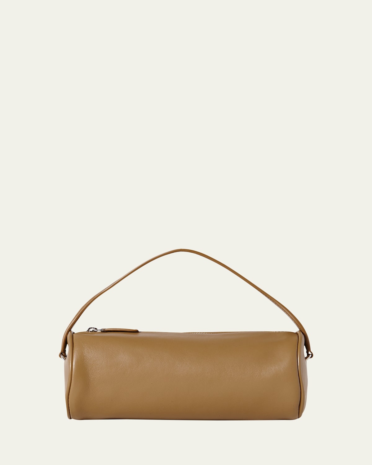 Shop The Row Round 90s Baguette In Nappa Leather In Icss Incense Ans