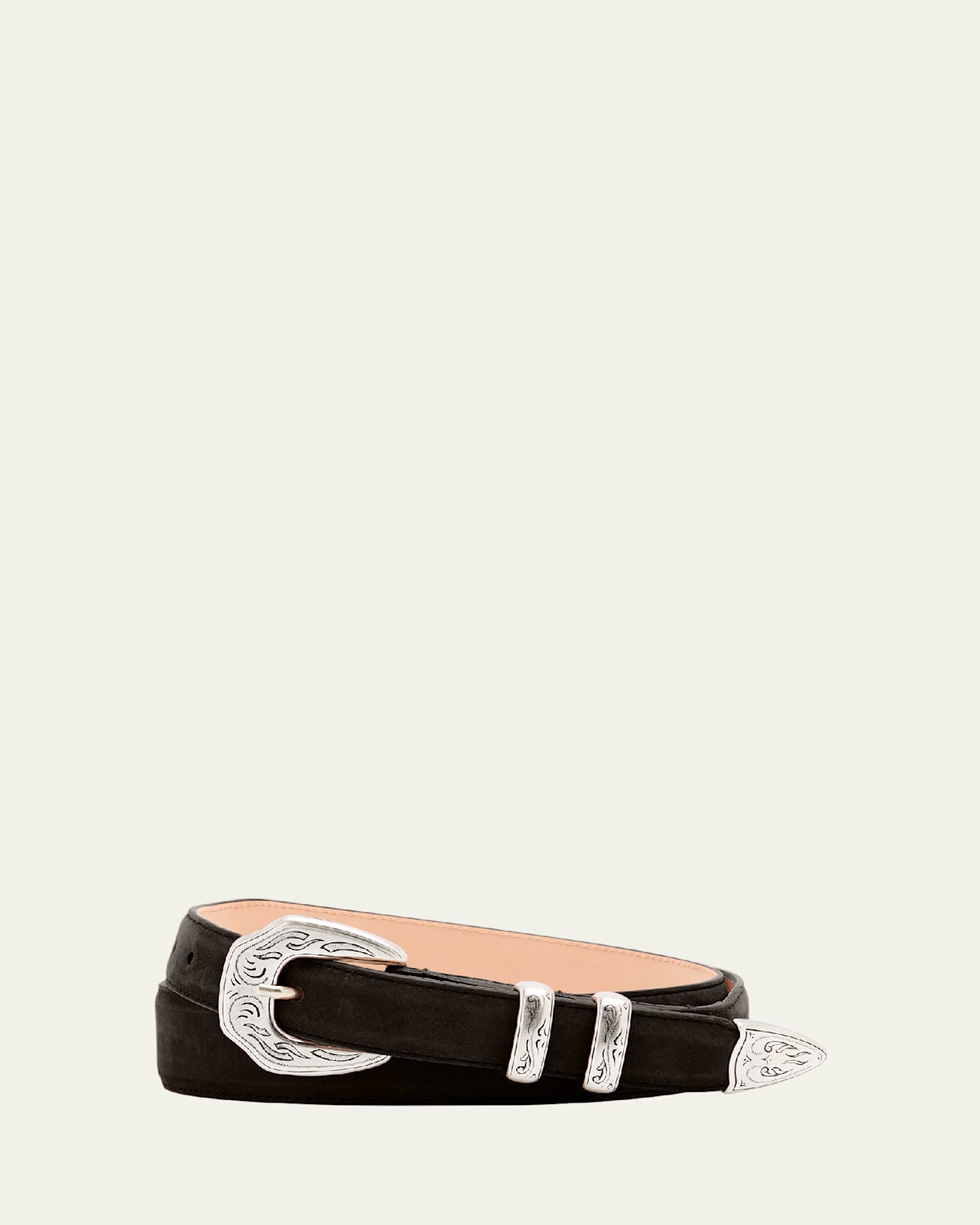 Men's Western Nubuck Suede Belt