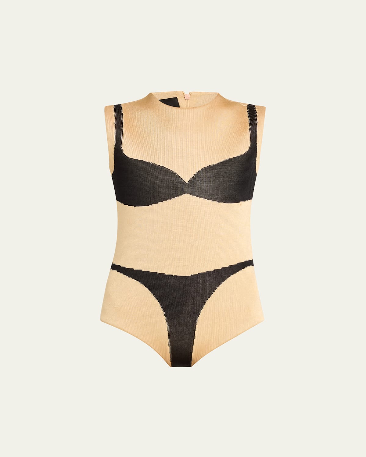 Bikini Print Bodysuit