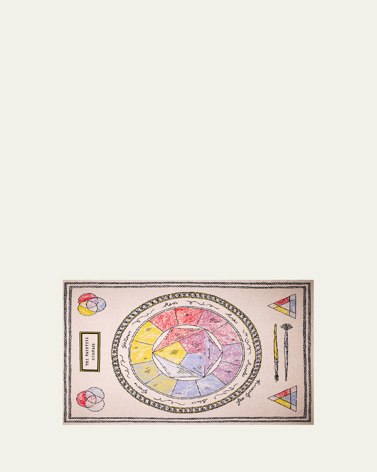 Painters Compass Throw by Fee Greening