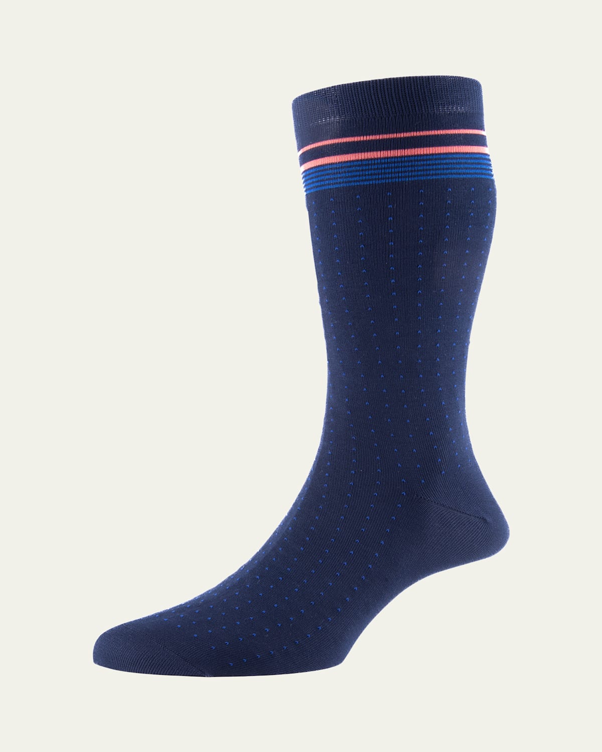 Men's Barfield Fil d'Ecosse Dotted Socks