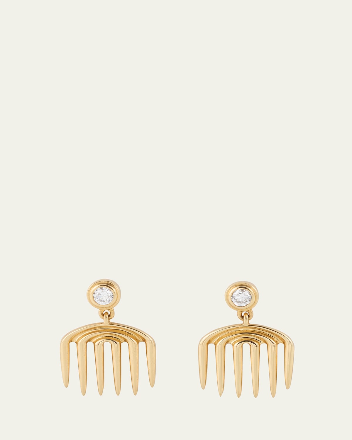 Sagesse Vici Diamond Charm Earrings