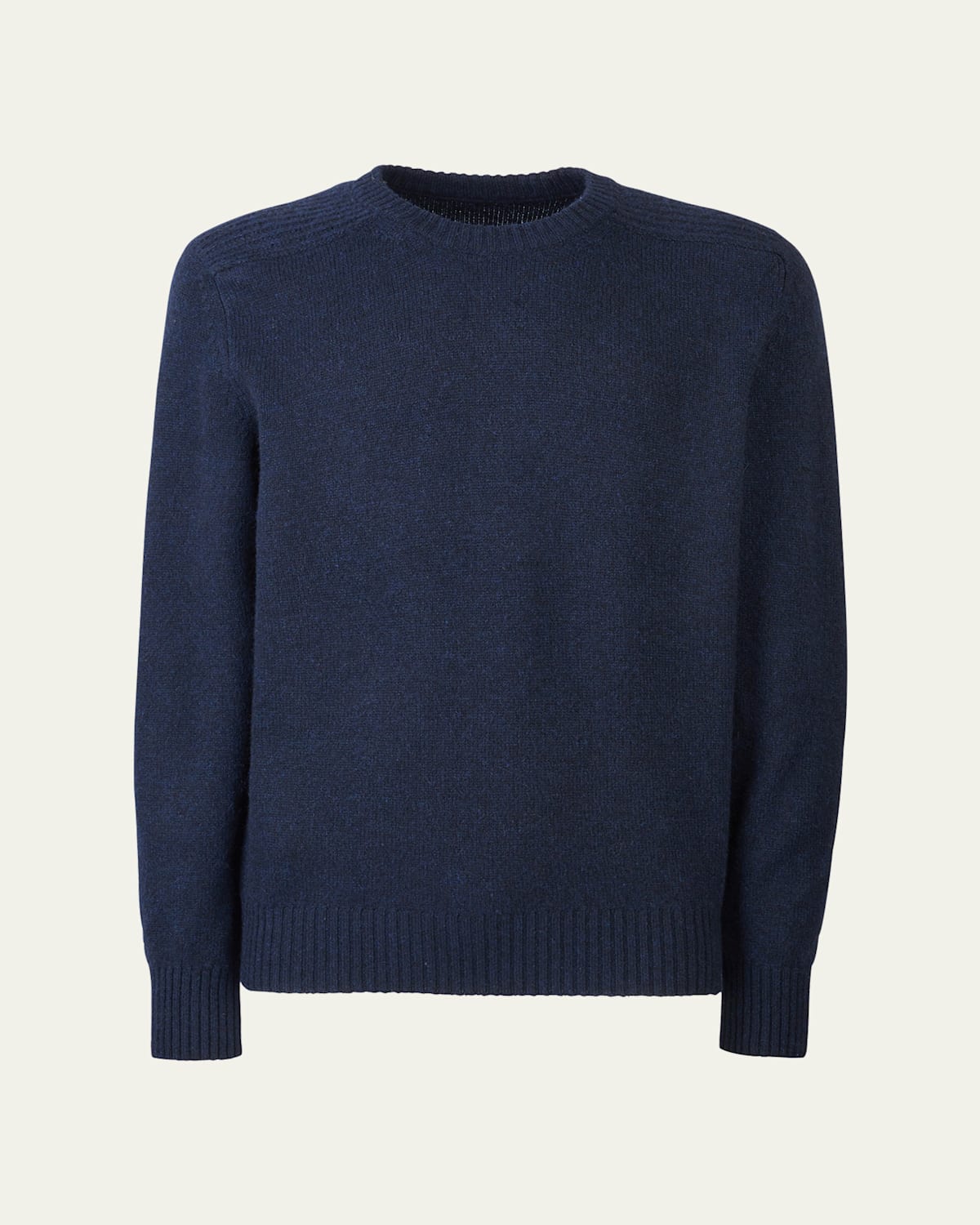 Sease Men's Cashmere Coarsehair Crewneck Sweater