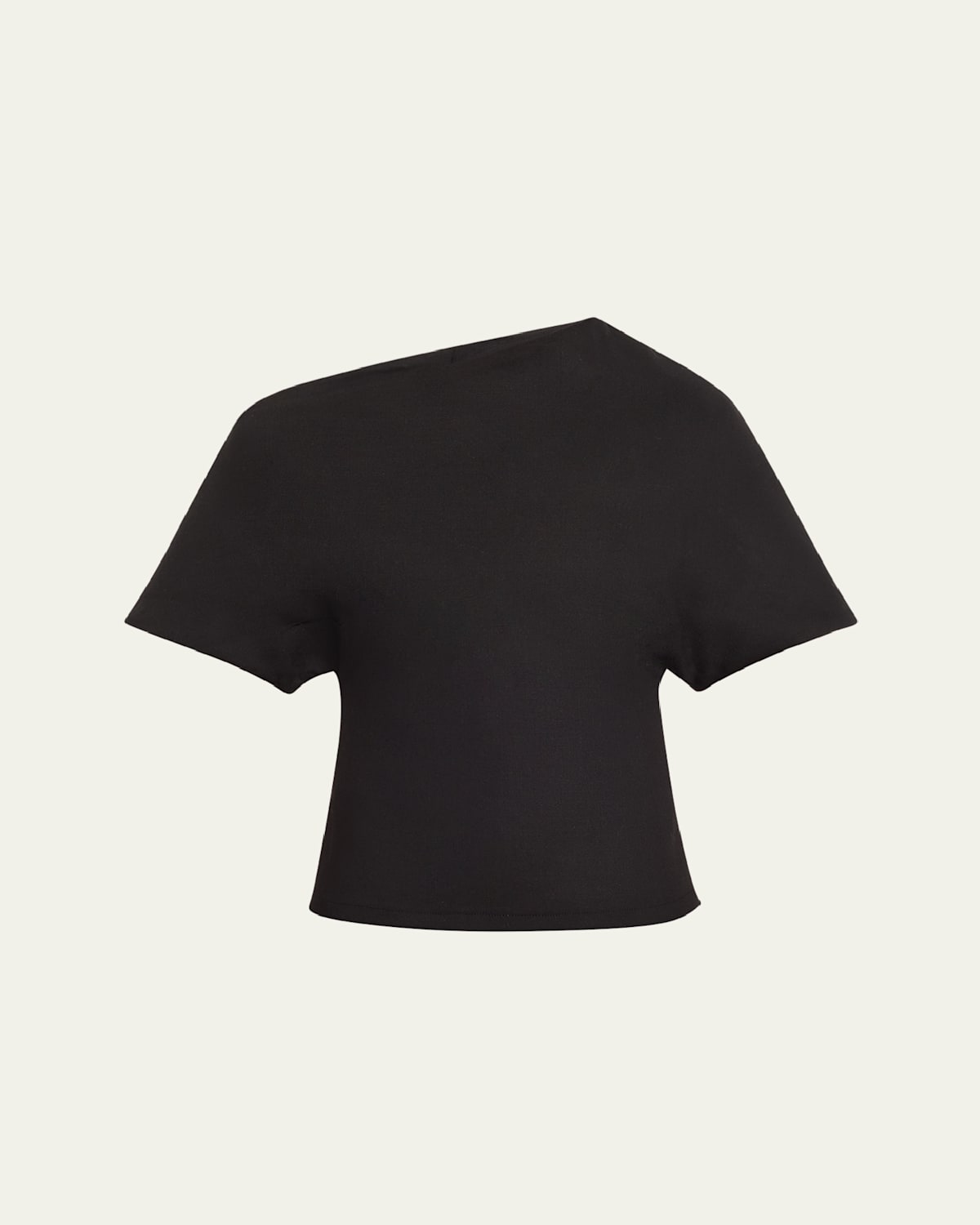 Asymmetric Short-Sleeve Top