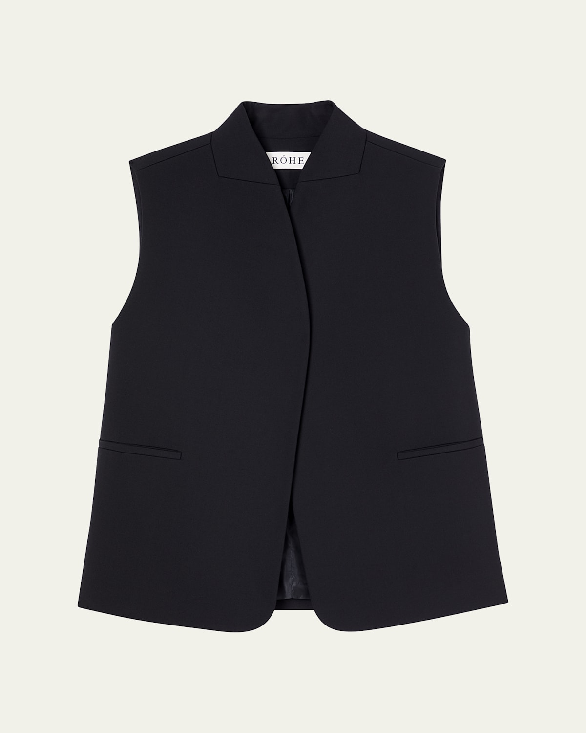 Boxy Sleeveless Jacket