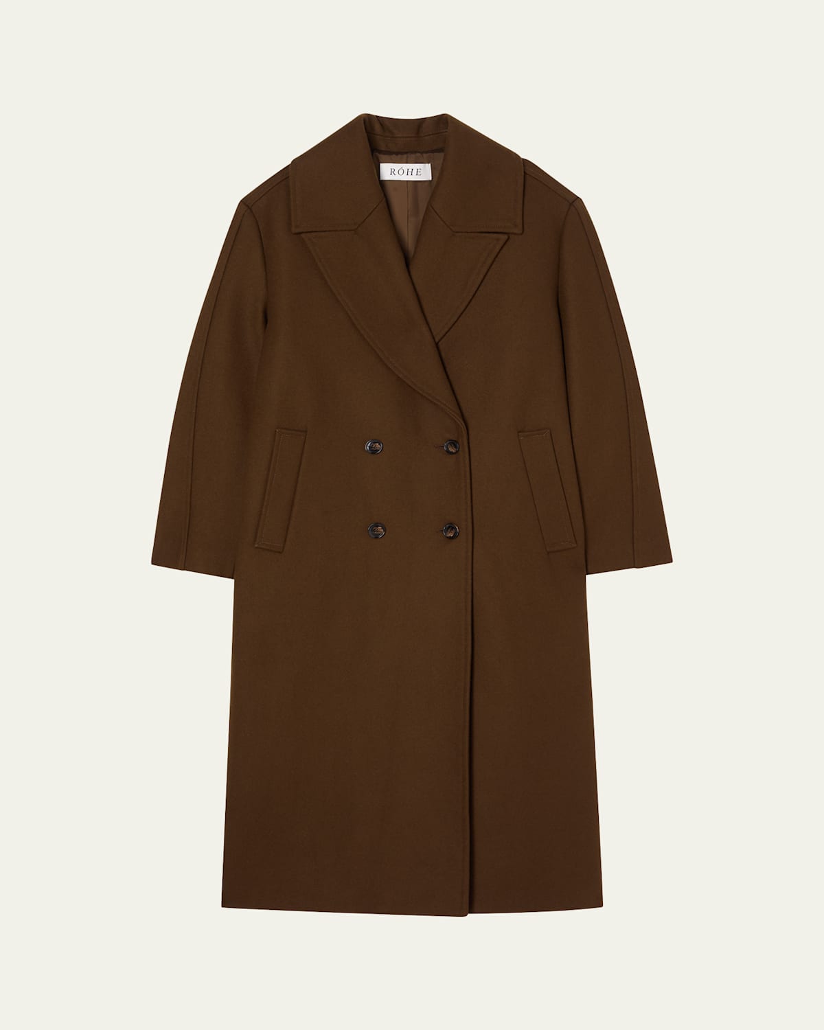 Oversized Double-Breasted Coat