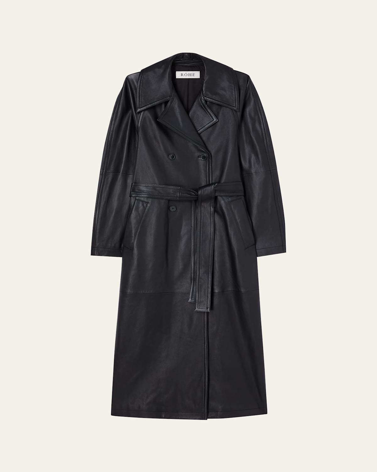Leather Trench Coat