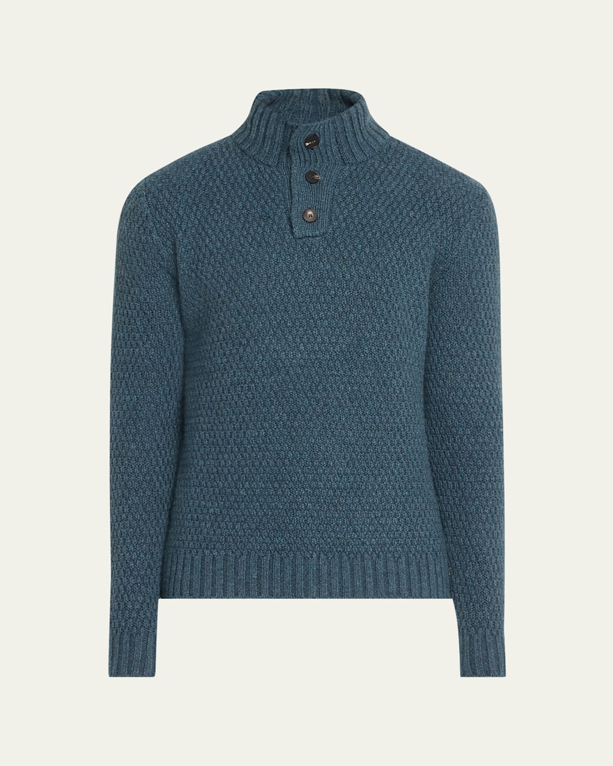 Men's Cashmere Mock Neck Sweater