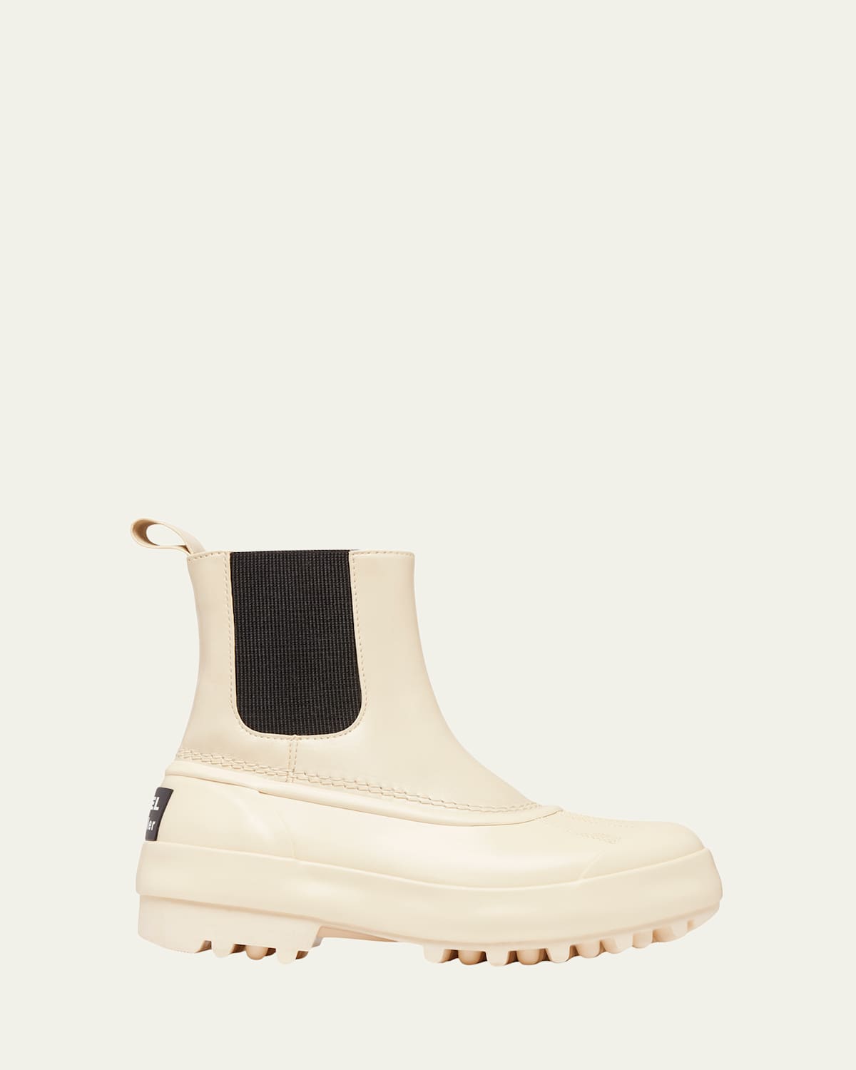 x Proenza Schouler Leather Rubber Chelsea Booties