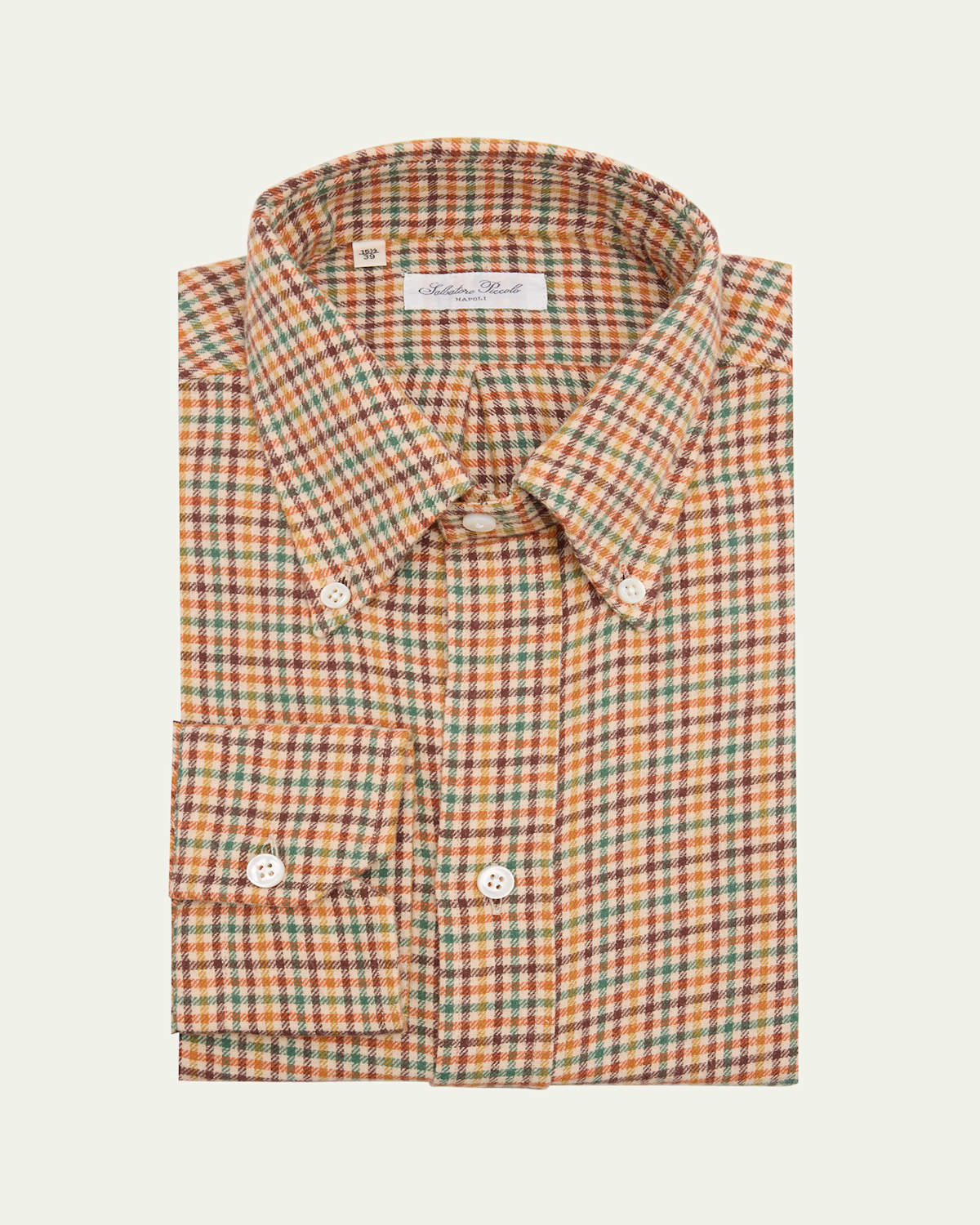 Men's Cotton Multi-Check Sport Shirt
