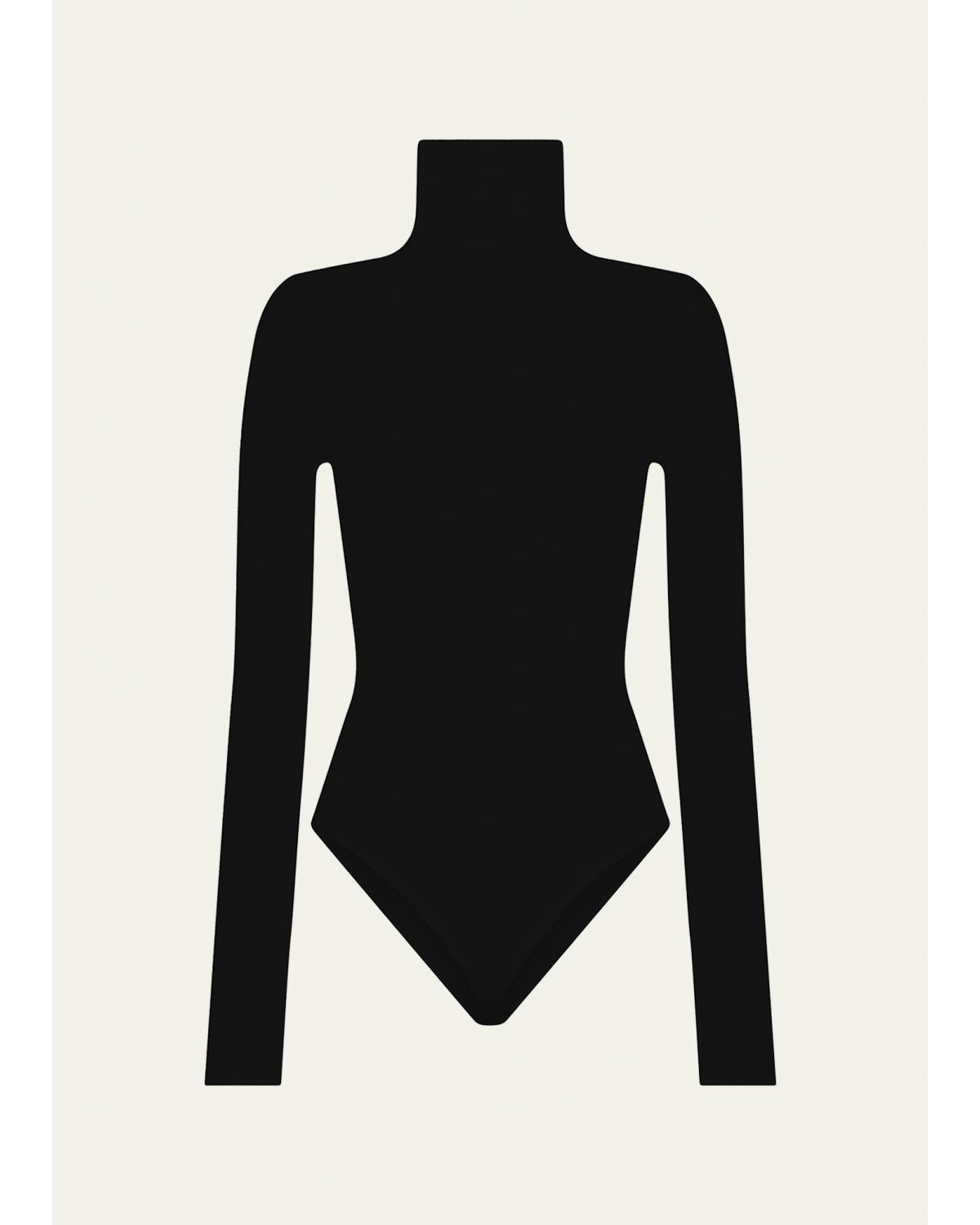 Colorado Turtleneck Thong Bodysuit