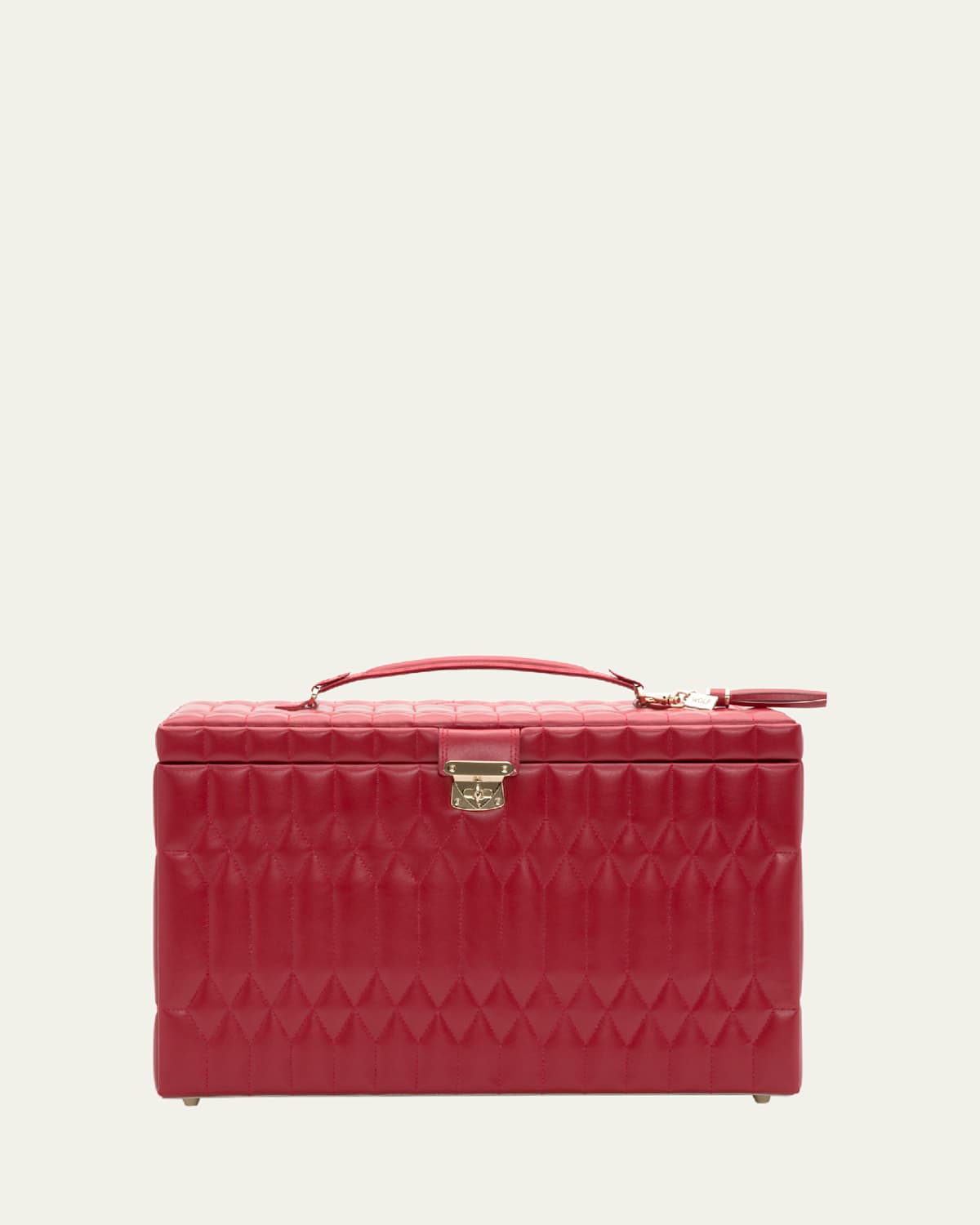 Caroline Red Extra Large Jewelry Case